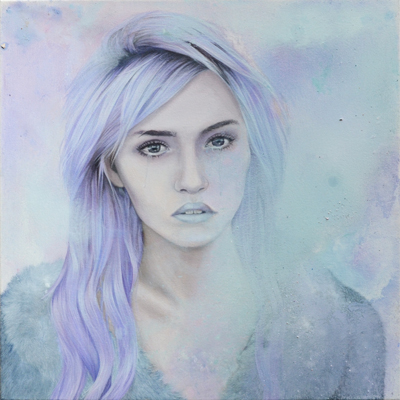 Anielka Hampson Painting Deflated Debbie